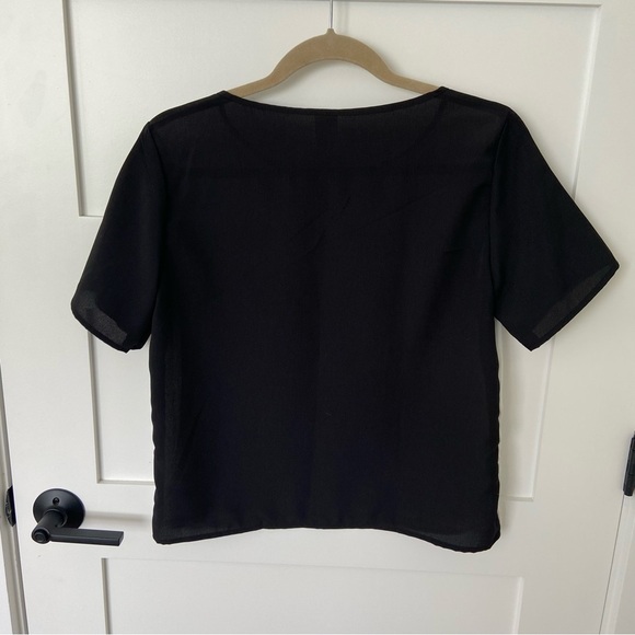 Siouxsie and the Banshees Black and White Sheer Top - Picture 2 of 13